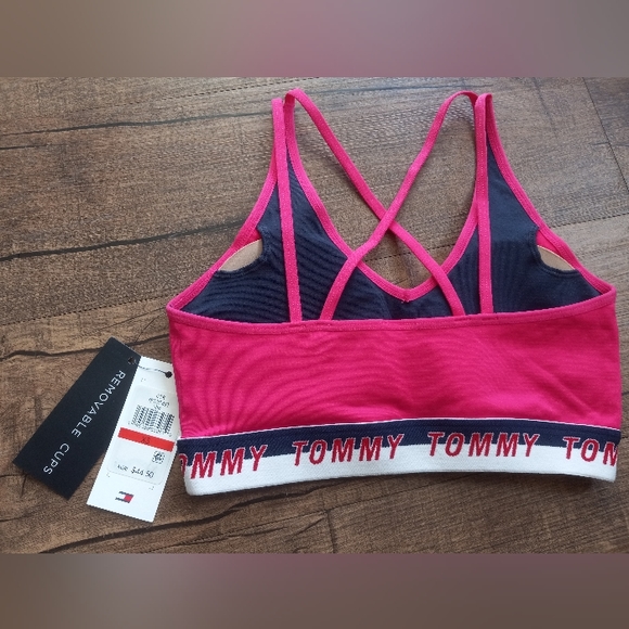 Tommy Hilfiger XS Sport's Bra. NEW. WT. - Picture 5 of 5